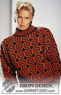 DROPS 3-10 - DROPS patterned jumper in “Karisma Superwash”. Size S - L.