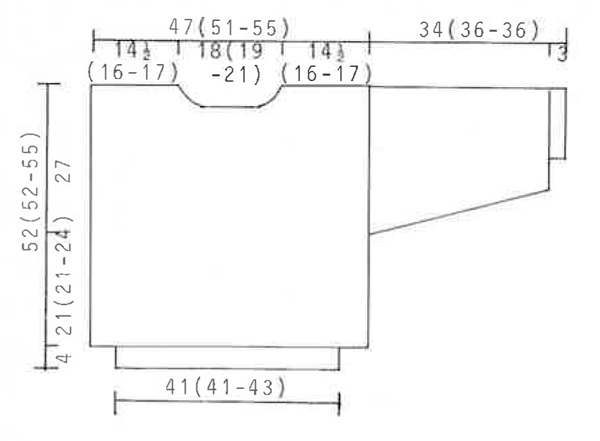 Diagram measurements for DROPS 3-13