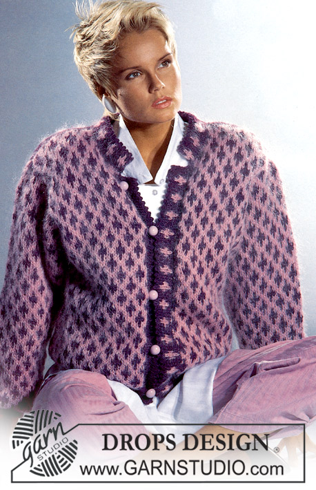 DROPS 3-16 - DROPS jacket in “Karisma Superwash” and “Vienna”. Size S – L