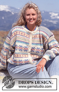 Heart Keeper / DROPS 31-23 - DROPS Jacket with pattern repeat in “Karisma Superwash”