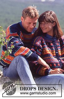 DROPS 31-3 - DROPS Sweater with old fashioned pattern repeats in “Alaska” 