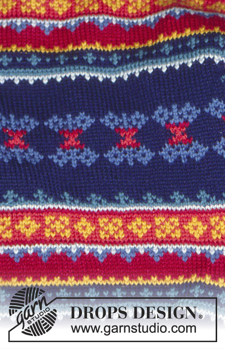 DROPS 31-3 - DROPS Sweater with old fashioned pattern repeats in “Alaska” 