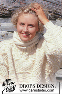 Cabin Life / DROPS 32-2 - DROPS sweater in Alaska with texture
