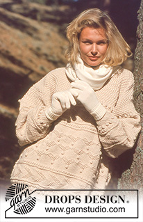 DROPS 35-22 - Jersey en DROPS “Alaska” con patrón de textura