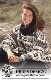 Western Star / DROPS 35-7 - Drops Ladies and Gents Fair Isle Sweater in “Karisma Superwash ”. 