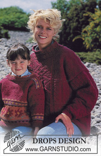 Free knitting and crochet patterns / DROPS 40-17