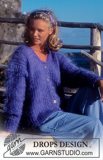 New Morning / DROPS 42-15 - DROPS Jacket in Vienna with structured pattern
