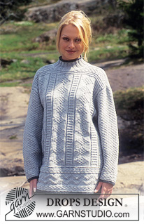 DROPS 47-11 - DROPS Ladies and Men’s Jumper in Aran pattern in Karisma Superwash