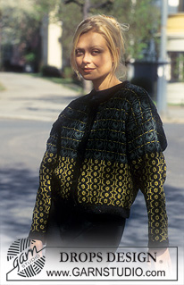 DROPS 48-6 - Jacket in Silke-Tweed. 