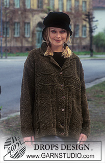 DROPS 49-2 - DROPS Cardigan in Cotton Chenille