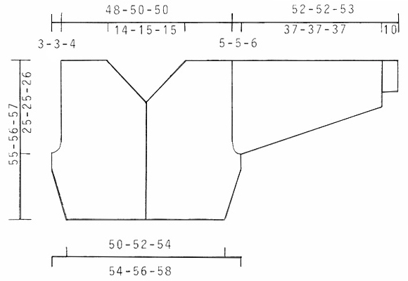 Diagram measurements for DROPS 50-5