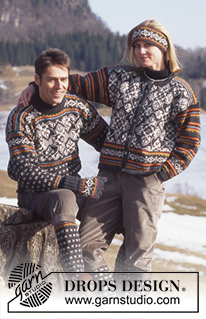 Free knitting and crochet patterns / DROPS 52-1