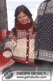 Children Nordic Cardigans / DROPS 52-21