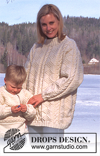 Free knitting and crochet patterns / DROPS 52-26