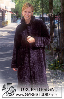 DROPS 57-13 - DROPS Fur cape in Pelliza
