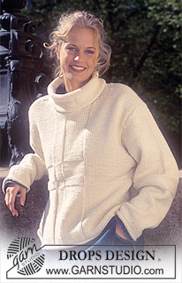 DROPS 57-18 - DROPS Sweater in Alaska and Cotton Viscose.