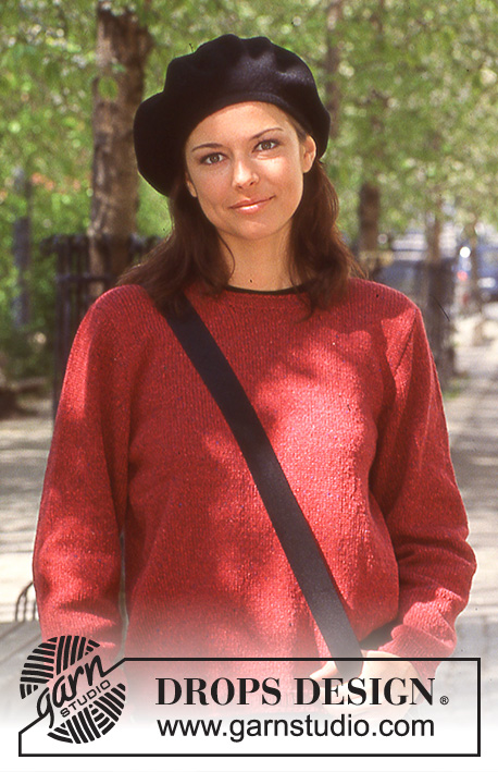 September’s Studies / DROPS 58-3 - DROPS Simple sweater in Silke-Tweed
