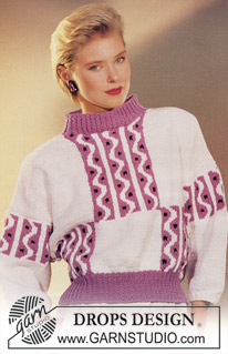 Free knitting and crochet patterns / DROPS 6-1
