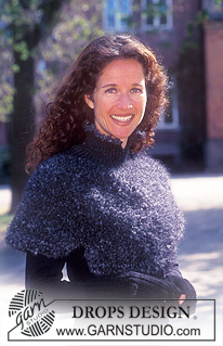 DROPS 63-1 - DROPS Capelet in Puddel and Alaska.
Gloves in Alpaca
