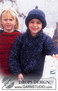 Free patterns using DROPS Alpaca Bouclé / DROPS 63-22