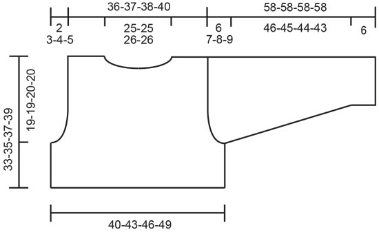 Diagram measurements for DROPS 65-20
