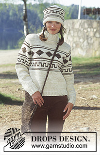 Free knitting and crochet patterns / DROPS 66-1
