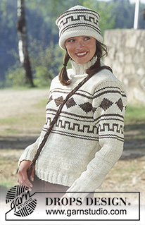 Free knitting and crochet patterns / DROPS 66-1
