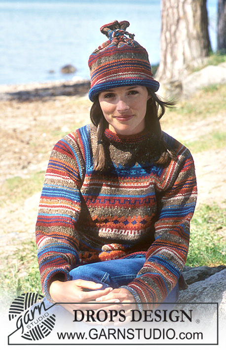 Free knitting and crochet patterns / DROPS 67-12