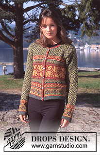Tanglewood / DROPS 67-20 - DROPS Fair Isle cardigan in Alpaca