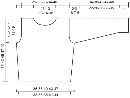 Diagram measurements for DROPS 70-22