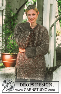 DROPS 72-13 - DROPS Pullover in Puddel and Tynn Chenille. Scarf in Italian Velvet