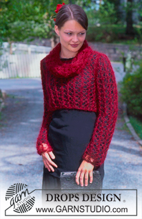 DROPS 72-16 - DROPS Pullover in Vivaldi.