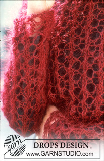 DROPS 72-16 - DROPS Pullover in Vivaldi.