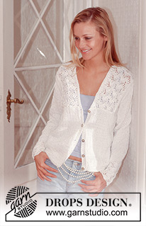 Pauline / DROPS 74-21 - DROPS Cardigan in Muskat 