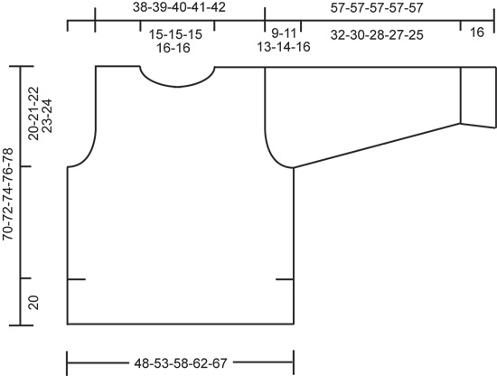 Diagram measurements for DROPS 75-20