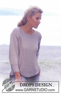 DROPS 76-23 - DROPS Trui van “Cotton-Viscose”.