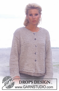 DROPS 76-24 - Cardigan DROPS en “Tynn Chenille” y “Cotton Viscose”.