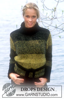 DROPS 79-12 - Pulóver DROPS en “Silke-Tweed” y “Alpaca”