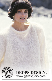 Janelle / DROPS 8-3 - DROPS Pullover mit Fledermausärmeln in Vienna
