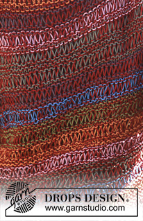 Amalthea / DROPS 82-18 - DROPS Pullover in Safran and Cotton Viscose.