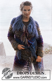 DROPS 83-19 - DROPS Cardigan in Highlander and Vienna