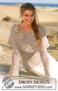 DROPS 87-18 - DROPS Trui van Paris en Cotton Viscose 