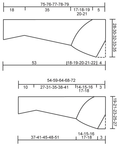 Diagram measurements for DROPS 89-13