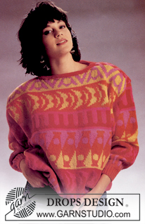 Free knitting and crochet patterns / DROPS 9-7