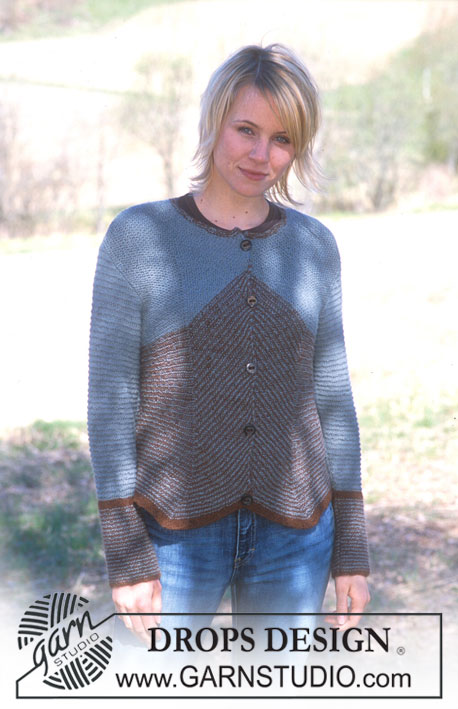 DROPS 92-15 - Cardigan DROPS en “Alpaca”.