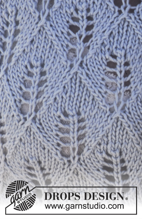 Ariella Cardigan / DROPS 94-28 - Cardigan DROPS con patrón de calados en “Safran”. Talla: S-XXL.