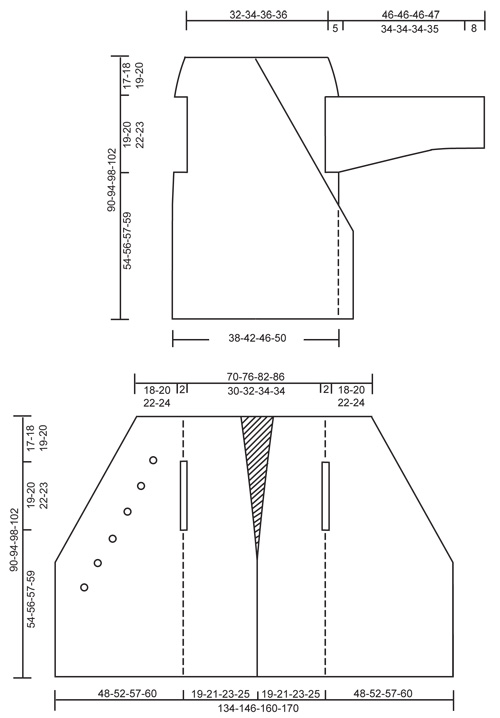 Diagram measurements for DROPS 96-12