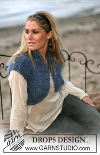 DROPS 98-19 - DROPS vest bolero in Symphony 
