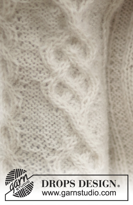DROPS 98-3 - DROPS Wrist warmers with pattern in DROPS Alpaca 