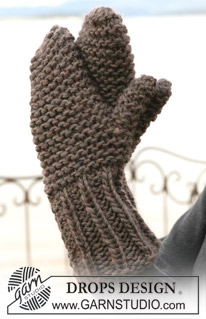 DROPS 98-44 - DROPS Mittens in Snow
